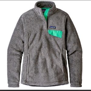 Patagonia Snap T pullover in feather gray